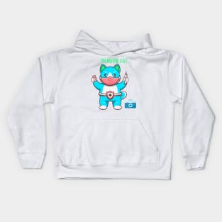 MY NURSE CAT Kids Hoodie